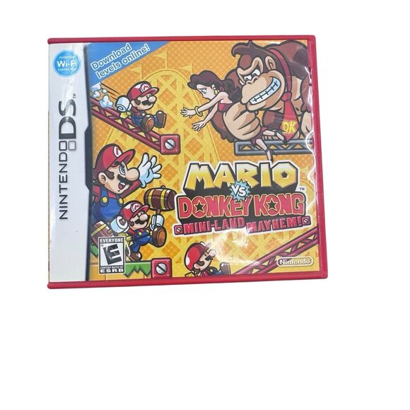 Mario vs. Donkey Kong Mini-Land Mayhem (Nintendo DS)- Complete - Fast Shipping - Picture 1 of 4